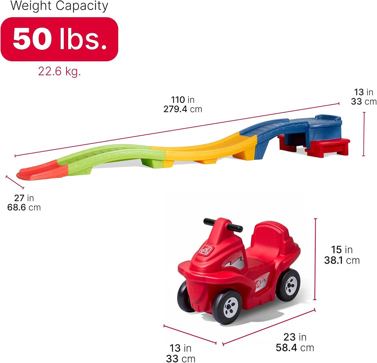 Baby Toy Up & Down Roller Coaster Kids Ride