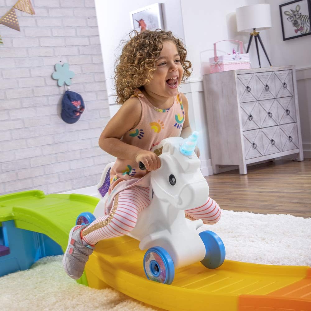 Baby Toy Unicorn Up & Down Roller Coaster Kids Ride