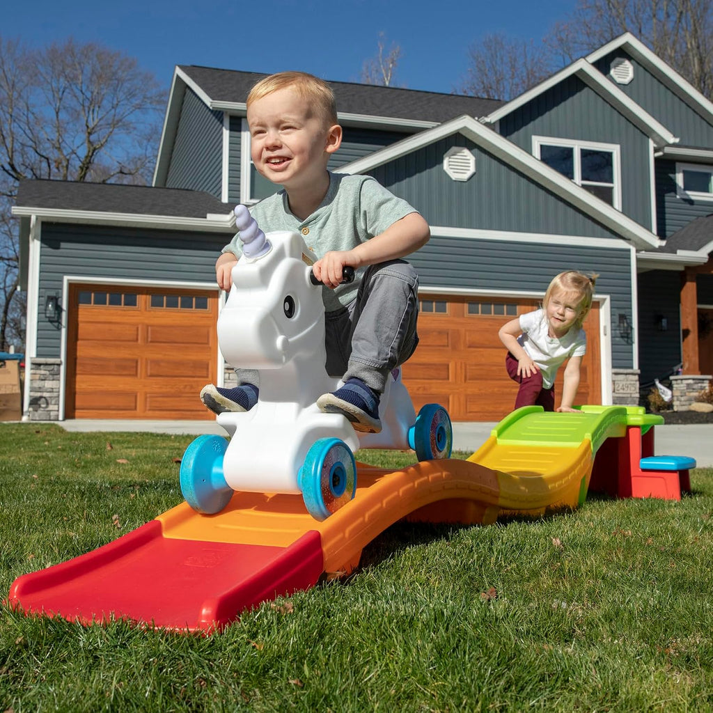 Baby Toy Unicorn Up & Down Roller Coaster Kids Ride