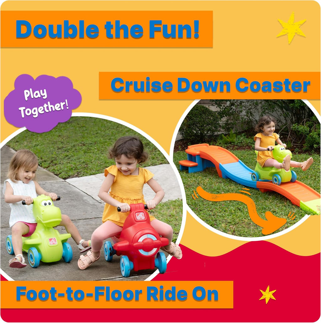 Baby Toy Dino Dash Up & Down Roller Coaster Kids Ride
