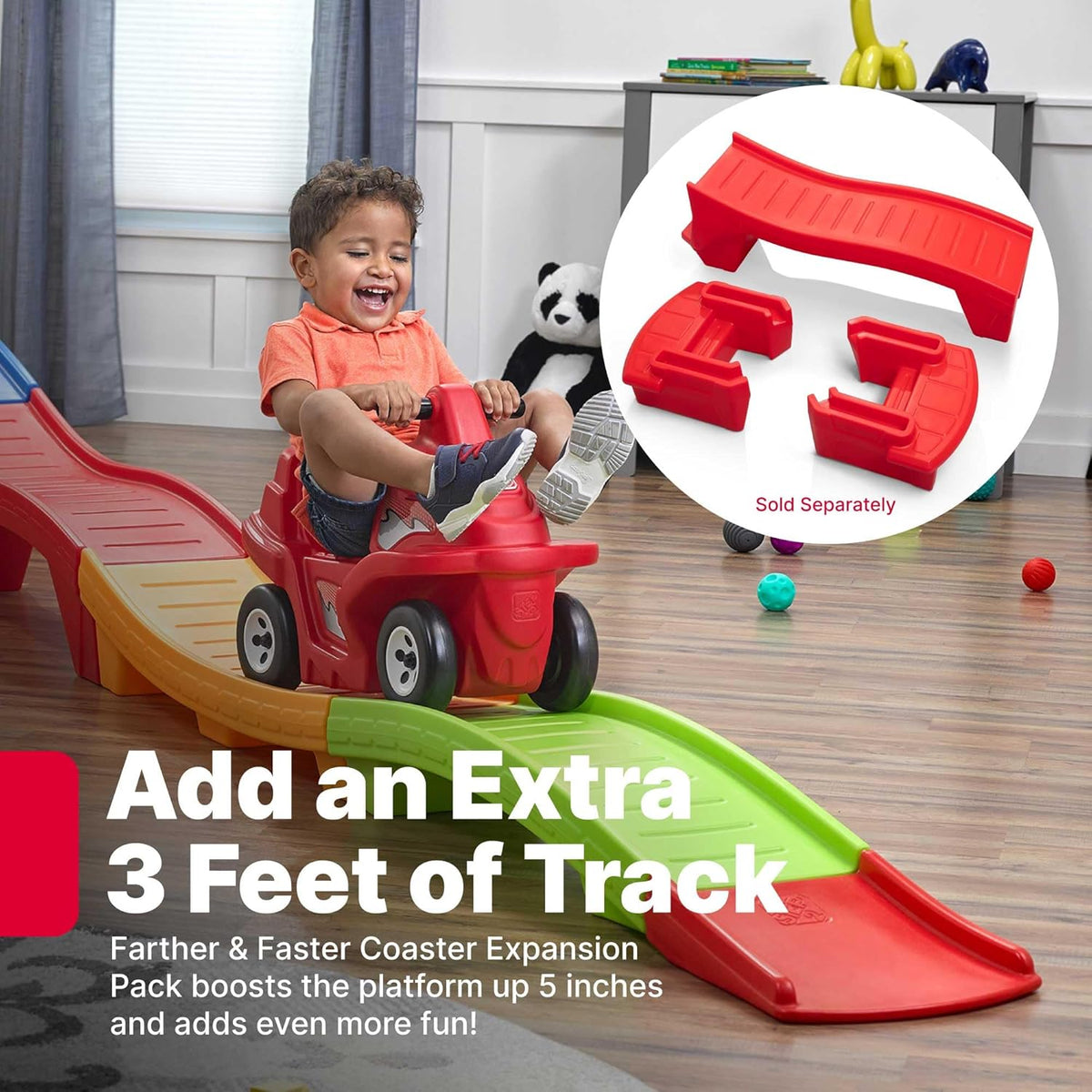 Baby Toy Up & Down Roller Coaster Kids Ride