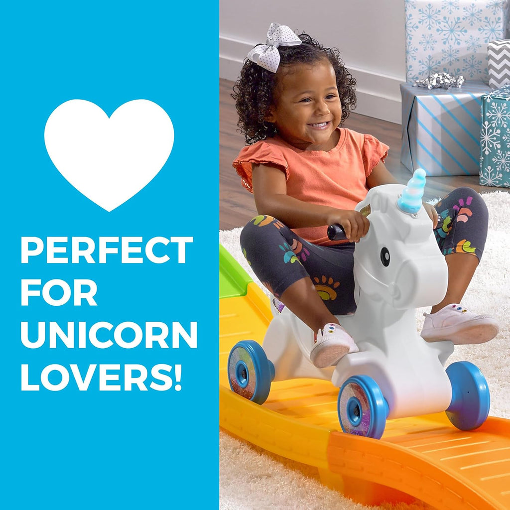 Baby Toy Unicorn Up & Down Roller Coaster Kids Ride