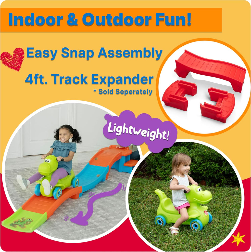 Baby Toy Dino Dash Up & Down Roller Coaster Kids Ride